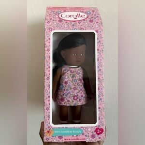 Corolle NIB Mini African American Beauty Doll Designed in France